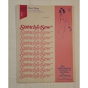 Vintage Stretch & Sew 1500 Pattern Basic Dress